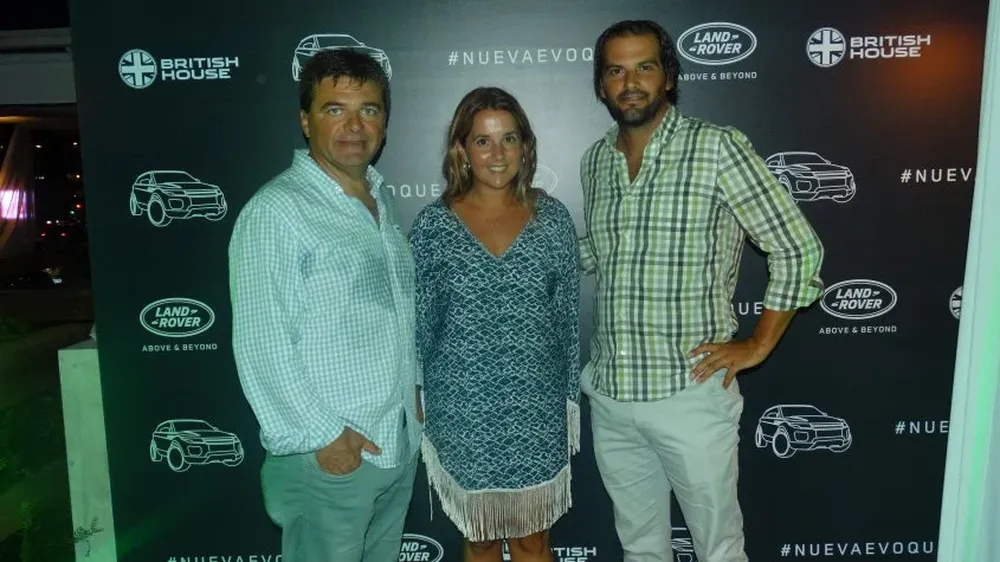 Alejandro Hounie, Agustina Michelis y Nicolás Gibelli