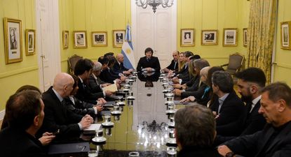 Veto a la movilidad jubilatoria. Milei se reunió con los bloques aliados.&nbsp;