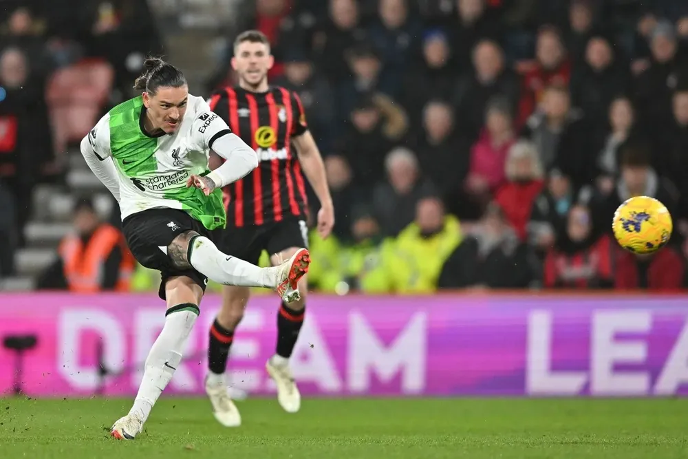 Darwin Núñez ante Bournemouth