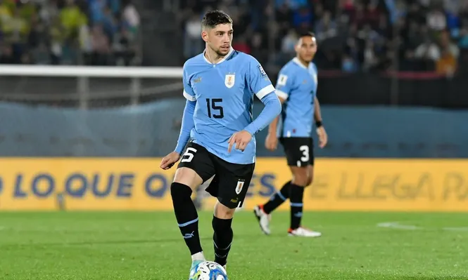 Federico Valverde, una de las figuras actuales de la selección de Uruguay