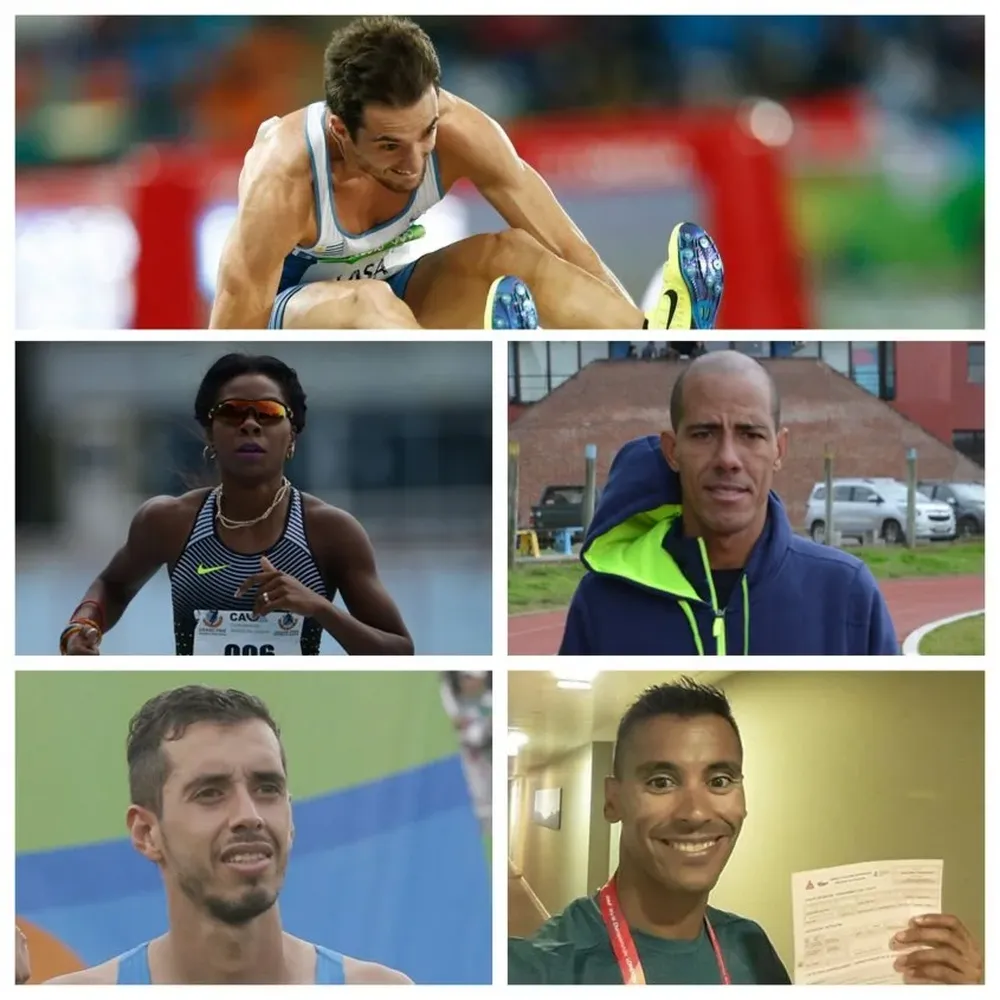Selección uruguaya de atletismo en Londres 2017