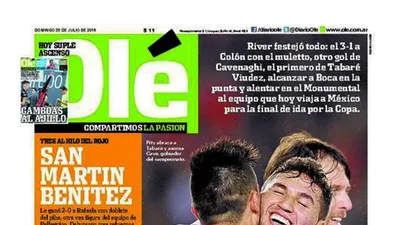 Viudez fue la tapa de Olé