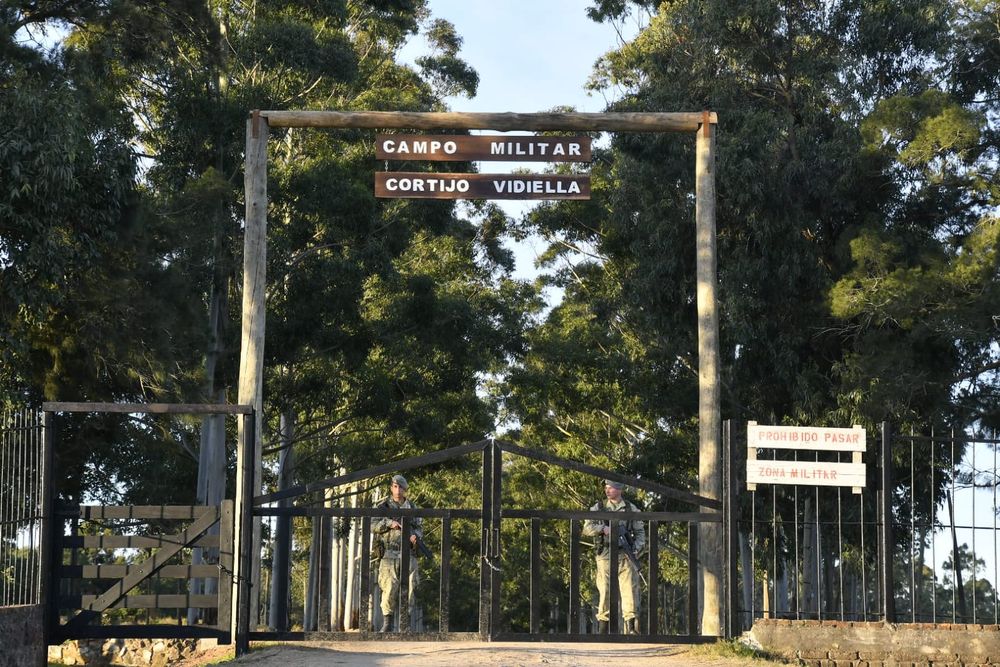 La entrada del Batallón 14