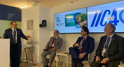 Participaron en el evento, entre otros, Lloyd Day, Subdirector General del IICA; y los presidentes de las organizaciones brasileñas APLA, Flávio Castellari; UNICA, Evandro Gussi; y APROBIO, Julio Minelli.