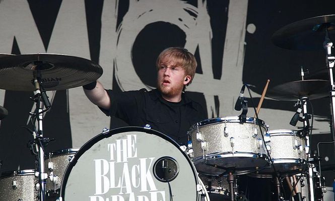 Bob Bryar en el Big Day Out Festival, en enero de 2007.