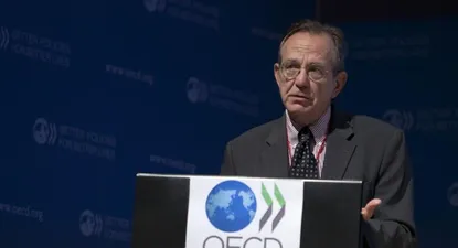 Economista jefe de la Organización para la Cooperación y el Desarrollo Económico (OCDE), Pier Carlo Padoan