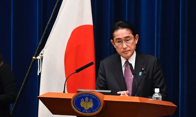 El primer ministro de Japón, Fumio Kishida, en conferencia de prensa en Tokio
