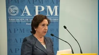 La periodista Victoria Prego