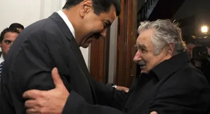 El presidente de Venezuela y su par uruguayo