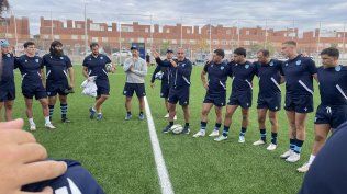 Mirá cómo se preparan Los Teros en Madrid para el test match del sábado ante España