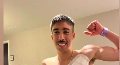 Así quedó Valentín Soca tras caer y ser pisado