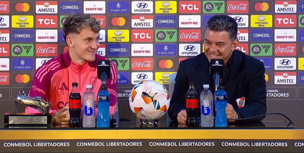 Facundo Colidio y Marcelo Gallardo