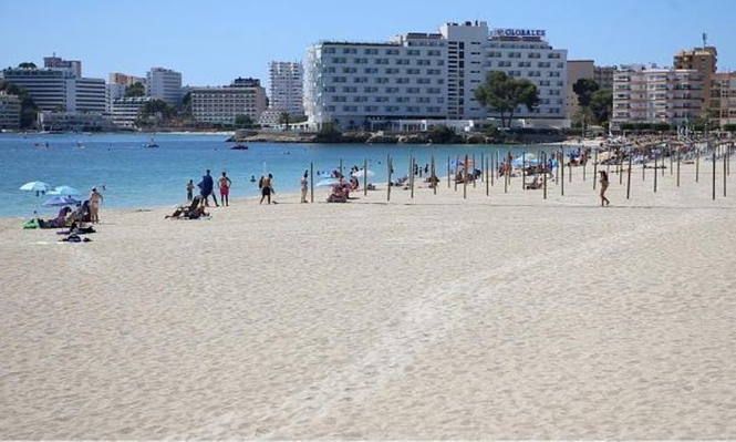 Las playas de Mallorca, con pocos turistas.