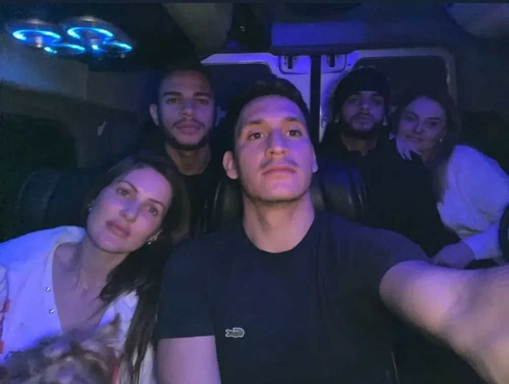 Futbolistas brasileños y sus familias