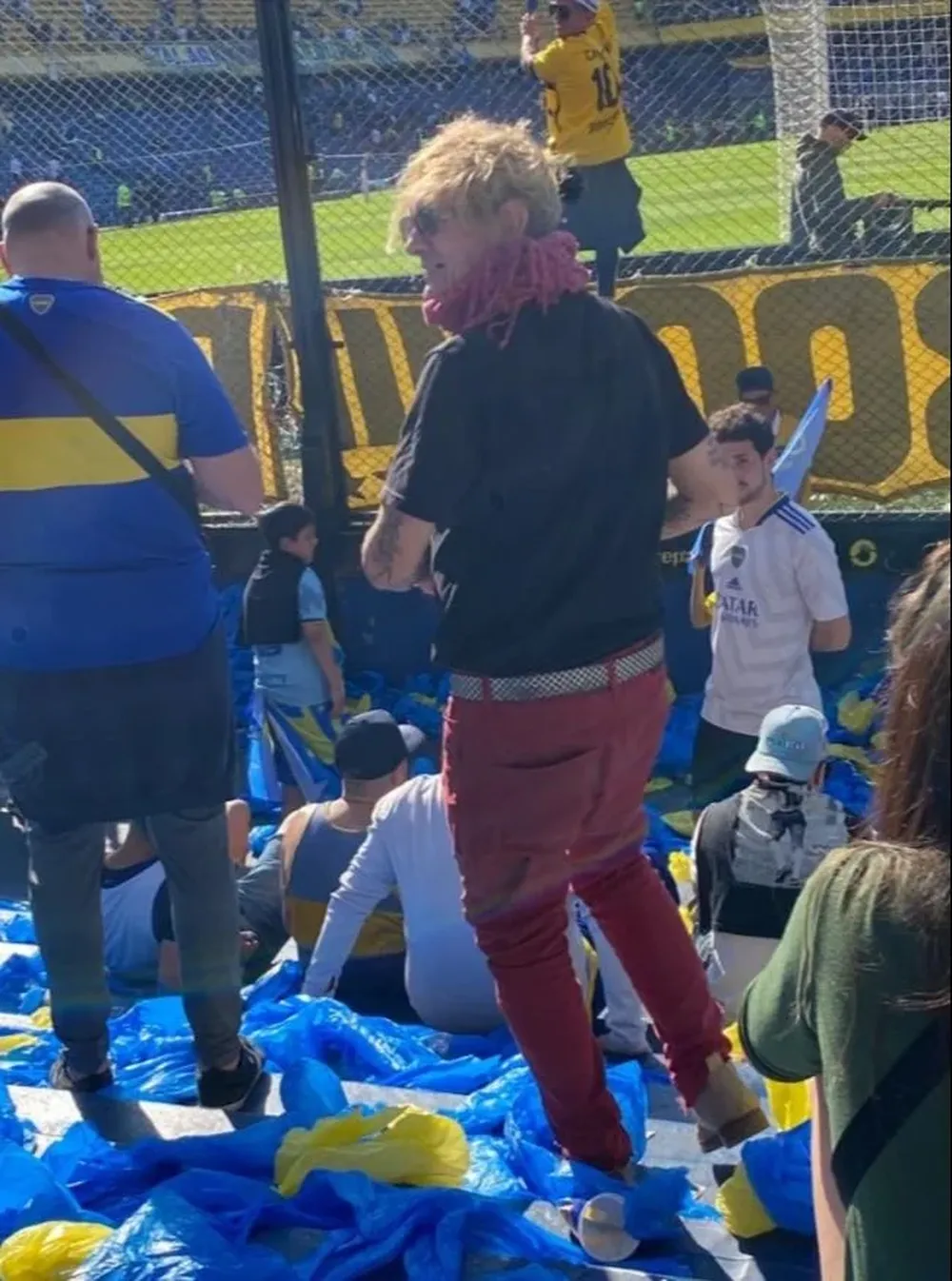 El hincha de River Plate infiltrado en la hinchada de Boca Juniors