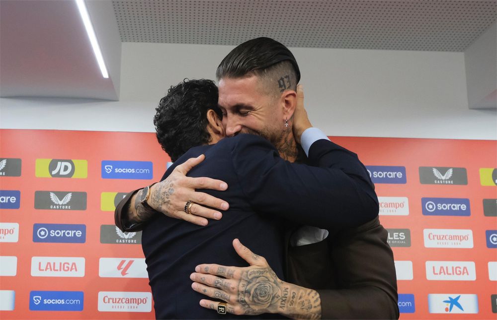Sergio Ramos se despide del Sevilla.