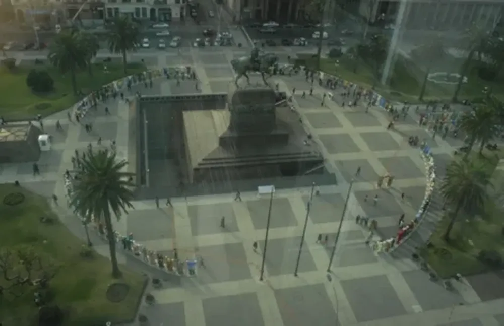 Panorámica de la plaza Independencia desde el nuevo edificio