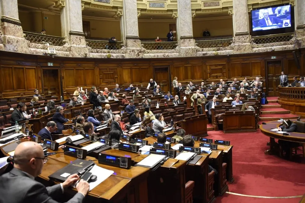 La Cámara de Diputados durante la interpelación este miércoles