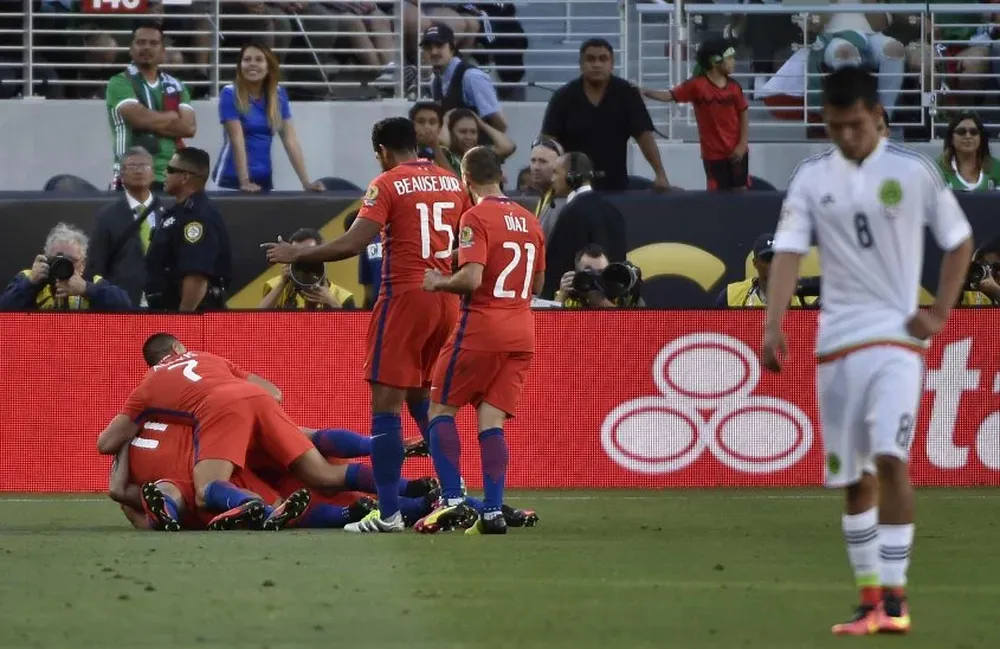 Chile festejó un triunfo histórico ante los mexicanos