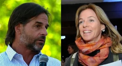 Lacalle Pou y Lorena Ponce de León