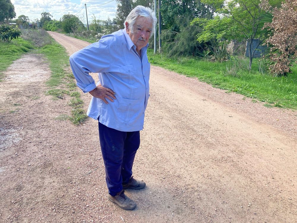Mujica vivía en una chacra con una humilde casa en las afueras de Montevideo.