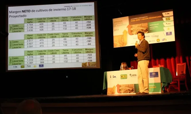 Gonzalo Invernizzi fue uno de los expositores en Mercedes.