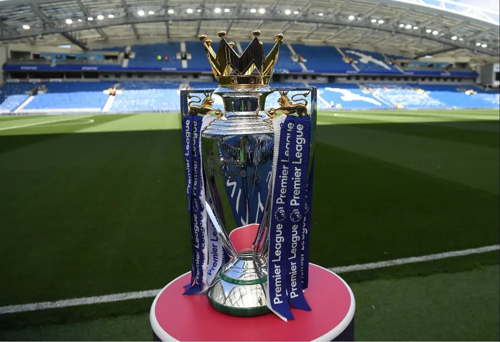 El trofeo de la Premier League El trofeo de la Premier League