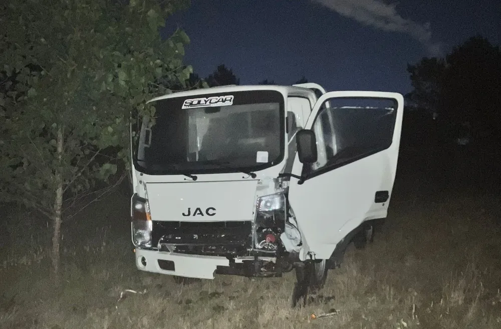 Así fue encontrado el camión robado de una automotora de El Pinar