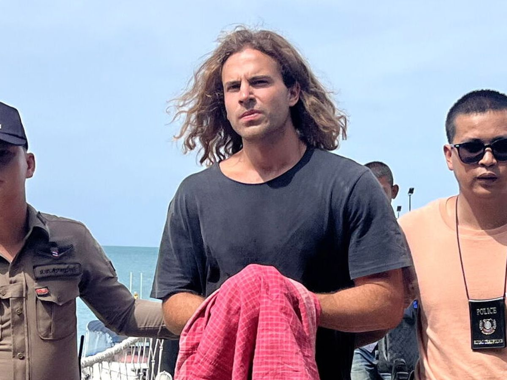 Daniel Sancho, detenido en Tailandia.