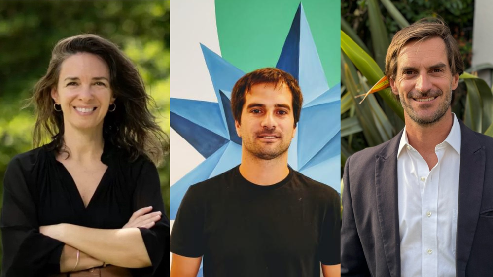 Verónica Eichtersheimer, Joaquín Esandi y Juan Pablo Queirolo