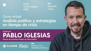 Pablo Iglesias lanza un curso virtual de análisis político, tras quedar afuera de la Universidad Complutense