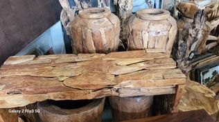 Mobiliario y decoración proveniente de Indonesia en remate de Mauad