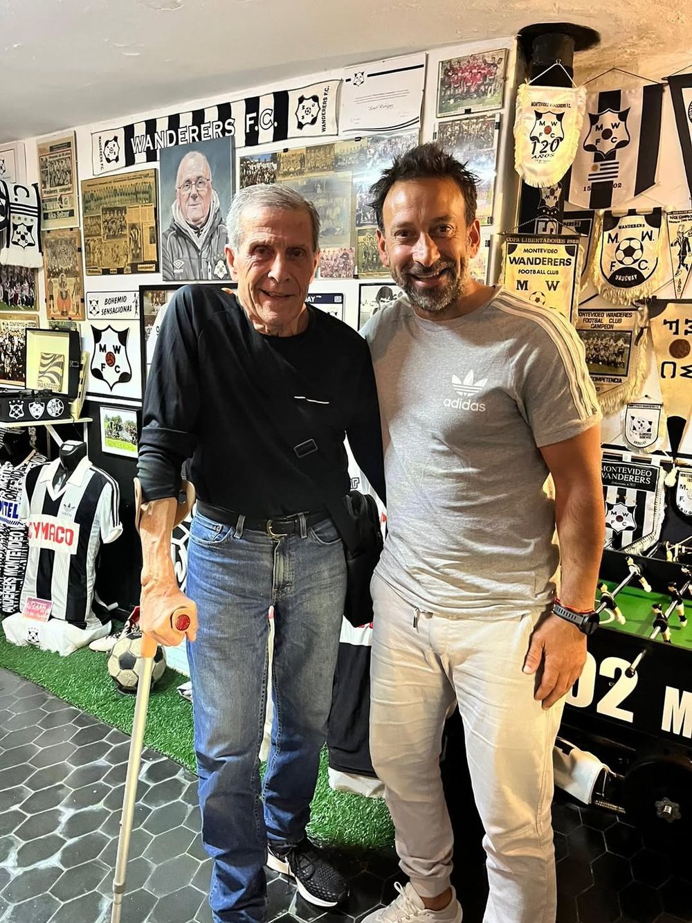 La charla del Maestro Óscar Washington Tabárez y Sergio Blanco La charla del Maestro Óscar Washington Tabárez y Sergio Blanco