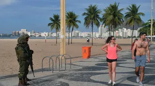 Patrullas militares desplegadas en una de las playas más famosas del mundo en 2018 por el auge criminal.