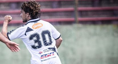 El festejo de Sebastián Fernández frente a Rampla