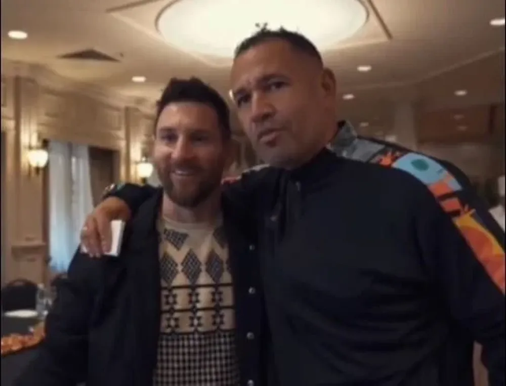 Leo Messi y Chipi Barijho