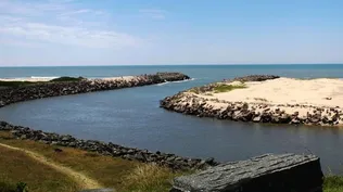 Los terrenos se encuentran a unas seis cuadras de la playa en la Barra del Chuy