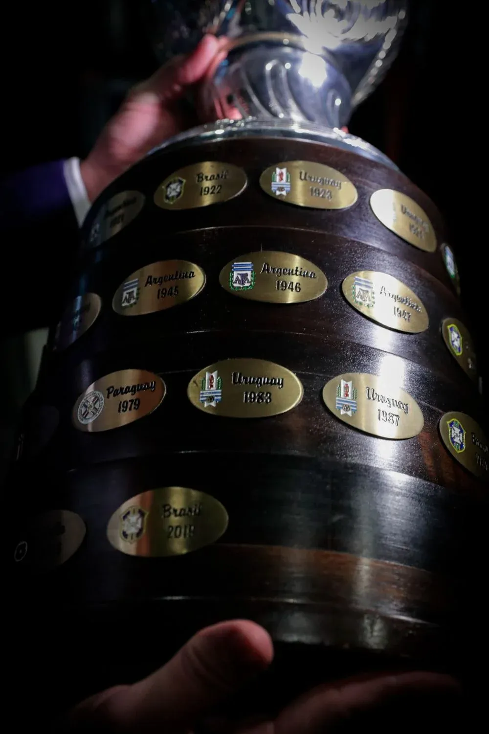 El trofeo de la Copa América que comienza el 13 de junio