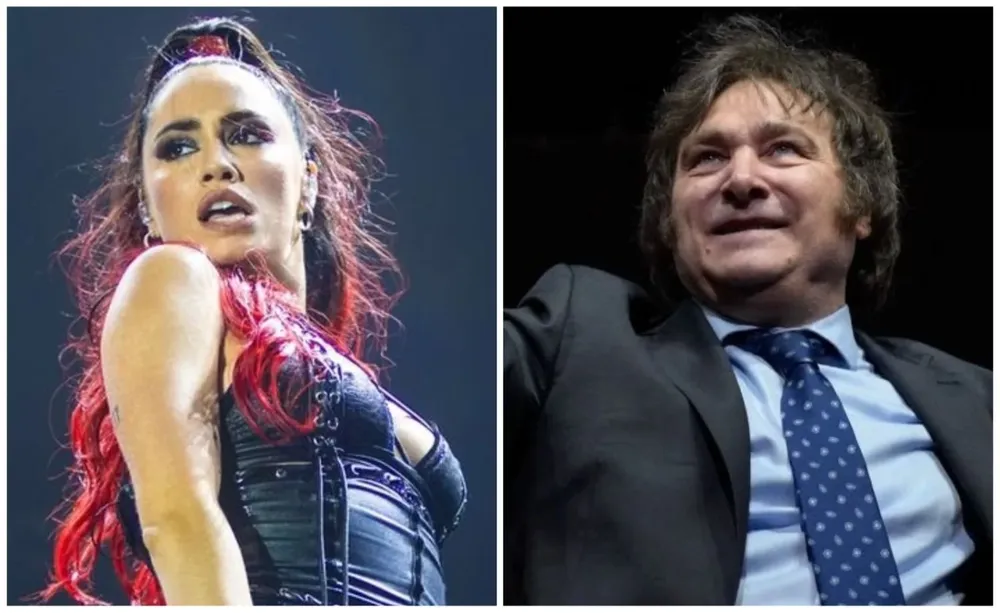 Lali Espósito y Javier Milei