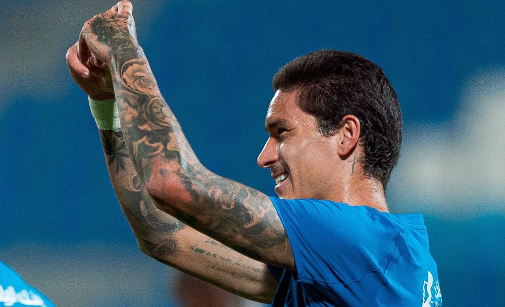 Darwin Núñez celebra un nuevo gol para Al-Hilal