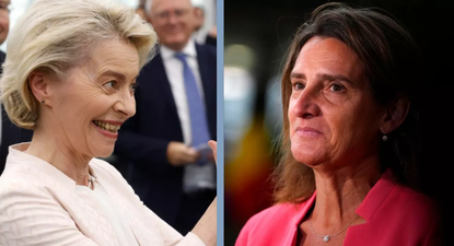 Teresa Ribera y Úrsula von der Leyen&nbsp;