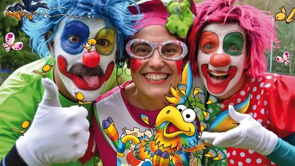 Los payasos Pirritx, Porrotx y Marimotots.