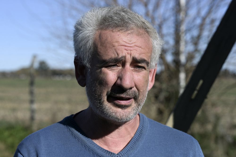 Ricardo&nbsp;Semino, agricultor en la localidad Lobos, en Buenos Aires.