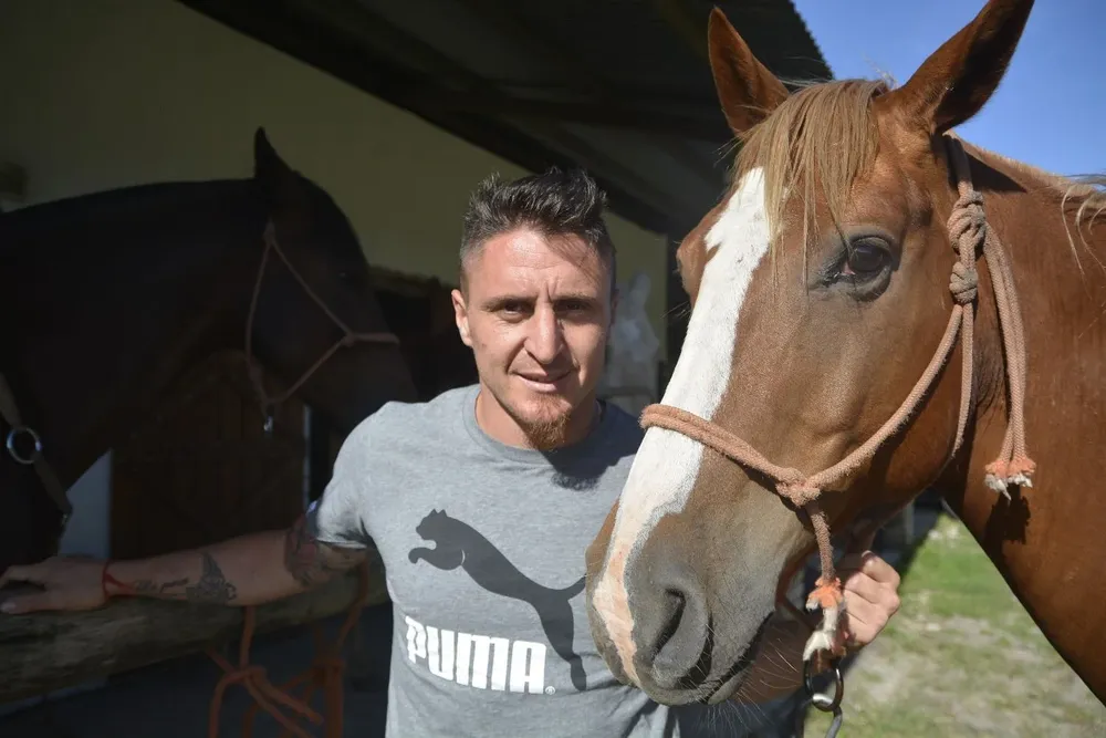 El Cebolla Rodríguez disfruta del día a día en su estancia de Juan Lacaze