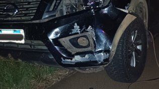 Así quedó la camioneta que chocó contra el adolescente de 15 años en Artigas