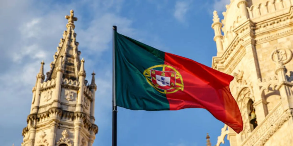 Bandera de Portugal. 