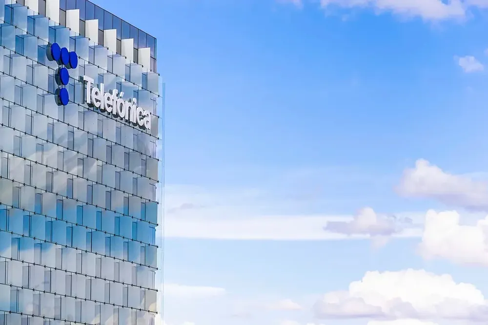 El edificio de Telefónica en Madrid.