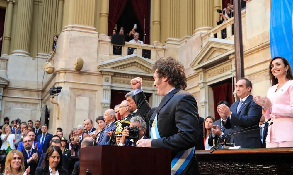 Javier Milei regresa al Congreso de la Nación para presenatr el presupuesto 2025.