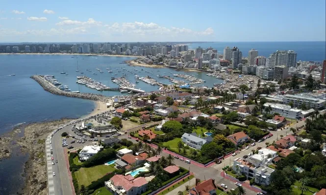 Vista aérea de Punta del Este