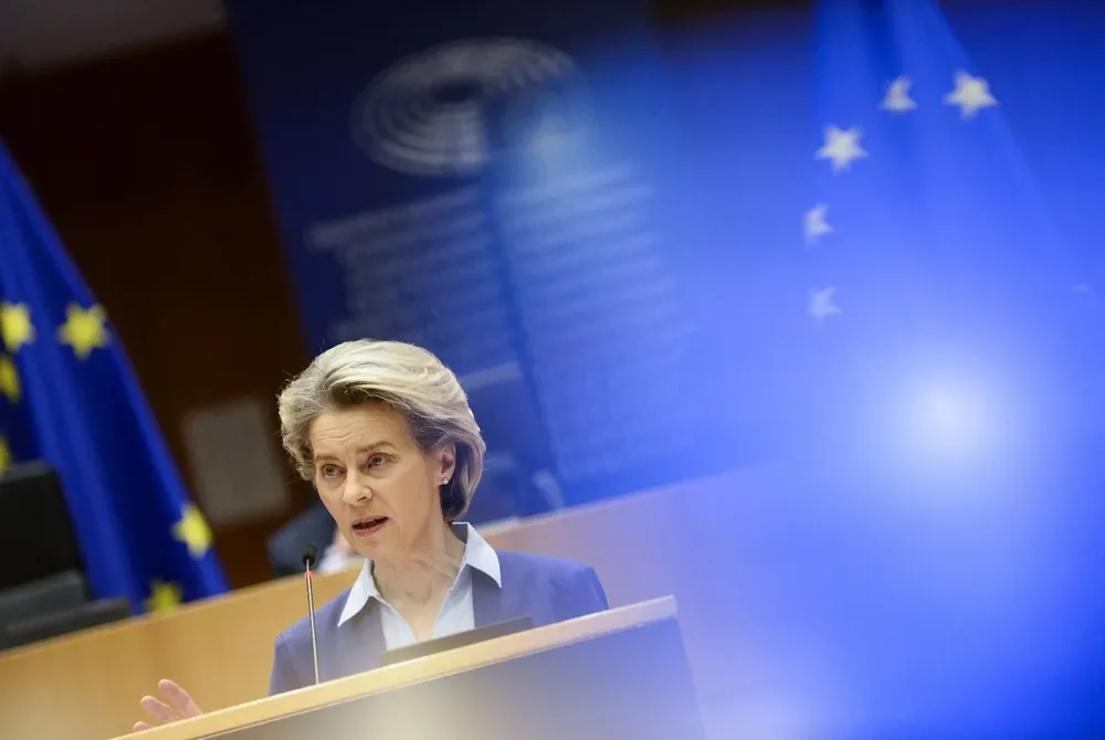 La presidenta de la Comisión Europea, Úrsula von der Leyen (archivo)